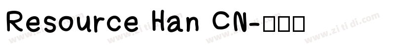 Resource Han CN字体转换